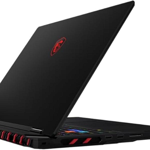 MSI Raider A18 HX A9WIG, Gaming Laptop, 18"UHD+ 120Hz, AMD Ryzen 9 9955HX3D, 64GB RAM, 2TB SSD, NVIDIA GeForce RTX 5080 Laptop GPU, GDDR7 16GB, Win11, Black