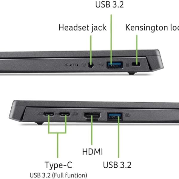 acer Aspire Go 15 Laptop, 15.3" WUXGA(1920 x 1200) IPS Display, Intel i5-1334U, 8GB DDR5 RAM, 256GB PCIe SSD, Windows 11 Home, Wi-Fi, Bluetooth, Steel Gray, AG15-51P-510U