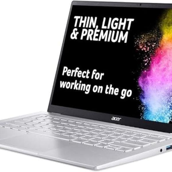 Acer Swift 3 SF314-512 14 Inch Laptop (Intel Core i5-1240P, 8GB, 512GB SSD, Quad HD Display, Windows 11, Silver (Renewed)
