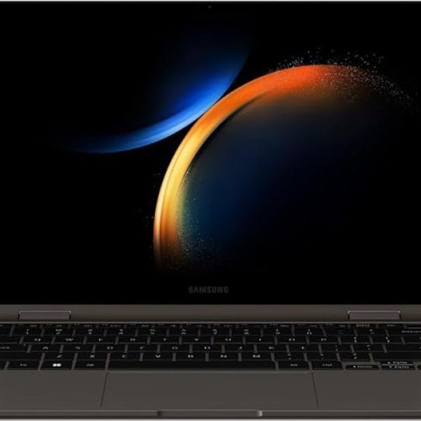 SAMSUNG Galaxy Book3 360 2-in-1 Laptop 13.3" FHD AMOLED Touchscreen HDR500 120% DCI-P3 Intel 12-Core i7-1360P Processor 16GB RAM 1TB SSD Backlit Fingerprint Thunderbolt4 FHD Camera Win11 Gray