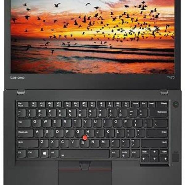 Lenovo (Refurbished) Thinkpad T470 Light Weight Business Laptop, Intel Core i5-7300U CPU, 8GB DDR4 SODIMM RAM, 256GB SSD M.2 Hard, 14 inch Display