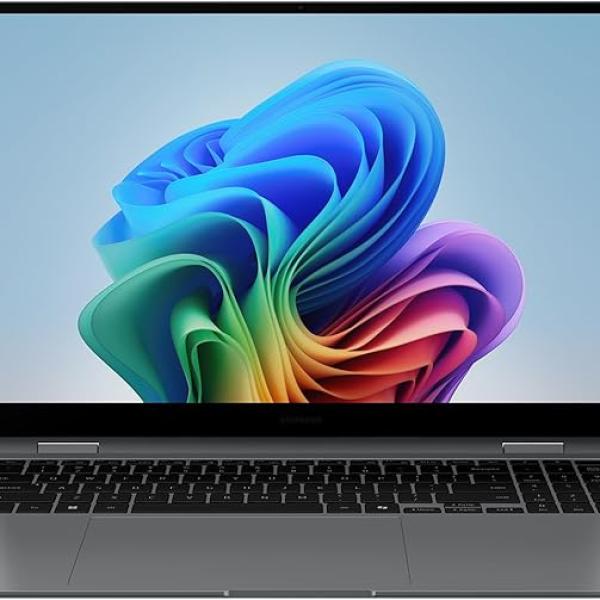 SAMSUNG 16” Galaxy Book5 Pro 360 Copilot+ PC, AI Business Laptop, Windows 11 Pro, Intel Core Ultra 7 Processor 256V, 3K AMOLED Touchscreen, 16GB / 512GB, 120HZ, 2025 Model, NP964QHA-KG1US, Gray