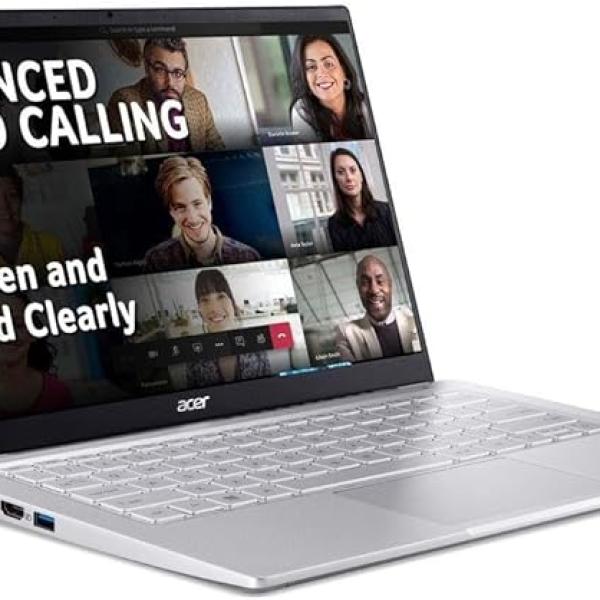 Acer Swift 3 SF314-512 14 Inch Laptop (Intel Core i5-1240P, 8GB, 512GB SSD, Quad HD Display, Windows 11, Silver (Renewed)