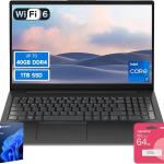 Lenovo (Upgraded) V15 High-Performance Business Laptop, 15.6" FHD Display, 13th Gen Intel 10-Core i7-13620H, 16GB RAM, 512GB SSD, Webcam, HDMI, Wi-Fi 6, Windows 11 Pro W/ ADATA 64GB USB Flash Drive