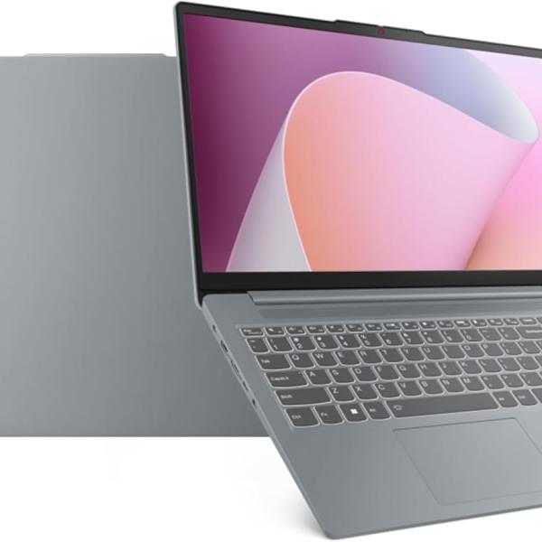 Lenovo IdeaPad Slim 3 15AMN8 (Arctic Grey) Slim Laptop | AMD Ryzen™ 5 7520U | AMD Redeon graphics | 8GB RAM | 512GB SSD | 15.6" FHD Display | Win11[82XQ00CGAX]