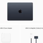 Apple MacBook Air 2022 laptop with M2 chip: 13.6-inch Liquid Retina display, 16GB RAM, 256GB SSD storage, backlit keyboard, 1080p FaceTime HD camera. Works with iPhone and iPad; Midnight