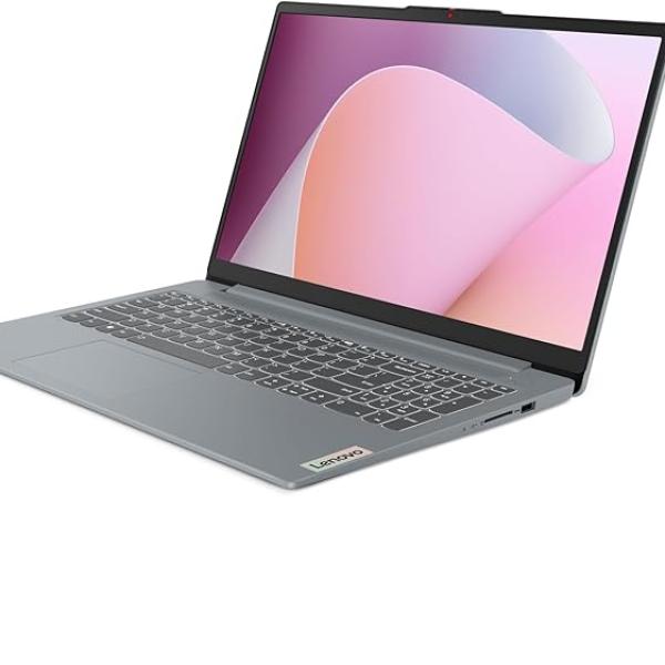 Lenovo IdeaPad Slim 3 15AMN8 (Arctic Grey) Slim Laptop | AMD Ryzen™ 5 7520U | AMD Redeon graphics | 8GB RAM | 512GB SSD | 15.6" FHD Display | Win11[82XQ00CGAX]