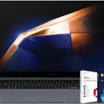 Samsung Galaxy (Upgraded) Book5 Pro Laptop, Intel Core Ultra 7 256V, 16 Inch 120Hz 3K AMOLED Touchscreen, 16GB RAM, 1TB SSD, Intel Arc, Win 11 Pro, Grey + Life Time Office 2024