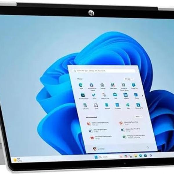 HP (Upgraded) OmniBook 5 Flip 2-in-1 14" FHD+ Touch Screen Laptop |Intel Core 7 150U|Intel Graphics| Copilot |Backlit| Silver | 16GB RAM DDR5 | 512GB SSD |Windows 11 Pro |