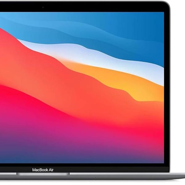 Apple 2020 MacBook Air Laptop: Apple M1 Chip, 13” Retina Display, 8GB RAM, 256GB SSD Storage, Backlit Keyboard, FaceTime HD Camera, Touch ID. Works with iPhone/iPad; Space Gray ; Arabic/English