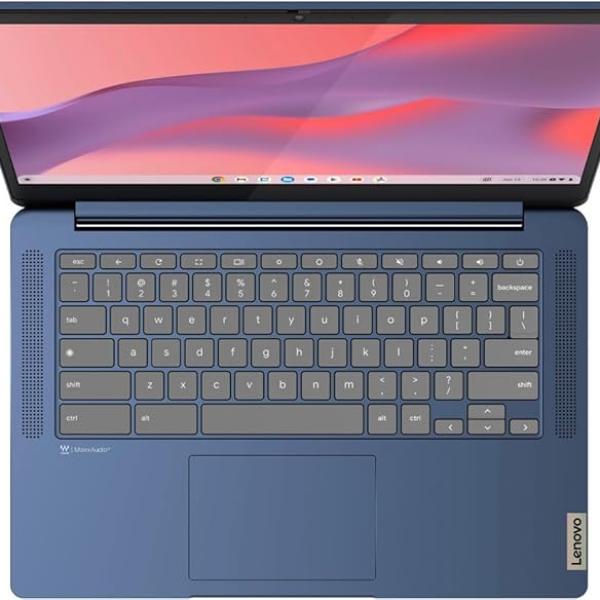 Lenovo Ideapad Slim 3 Chromebook 14" Touchscreen FHD Laptop - MediaTek 8186, 4GB RAM, 64GB eMMC, Chrome OS - Abyss Blue (82XJ0000US)