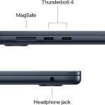 Apple 2025 MacBook Air (15-inch, Apple M4 chip with 10-core CPU and 10-core GPU, 16GB Unified Memory, 256GB) - Midnight;English