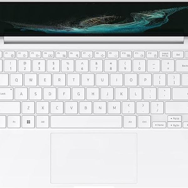 SAMSUNG Galaxy Book2 Pro 13.3” 256GB Laptop Computer w/ 8GB RAM, 12th Gen Intel Core i5 Evo Certified Processor, AMOLED Screen, Long Lasting Battery, Thin Design, 2022, US Version, Silver