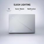 ASUS ROG Zephyrus G14 (Platinum White) Gaming Laptop | NVIDIA RTX 5050 8GB | AMD Ryzen™ 9 270 | 16GB RAM |1TB SSD |14" 3K OLED 120Hz | Win11 [GA403UH-OLED9161W]