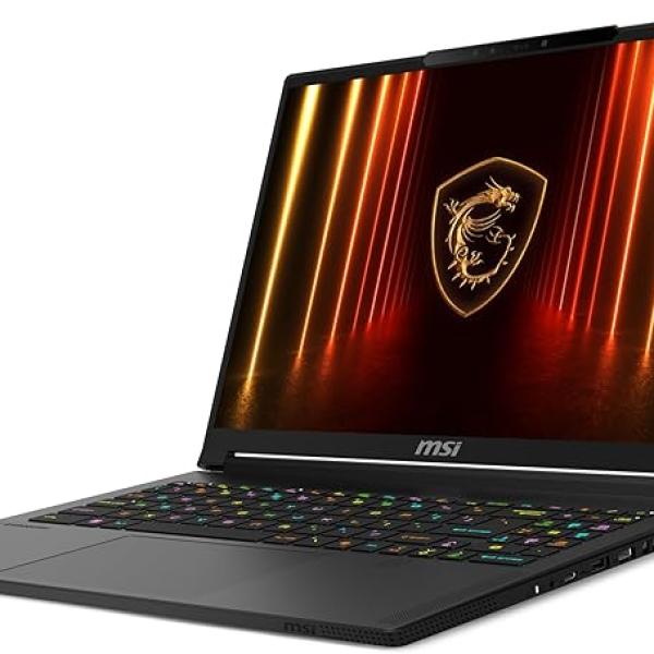 MSI Stealth A16 AI+ 16” 240Hz QHD+ OLED Gaming Laptop: AMD Ryzen AI 9 HX 370, NVIDIA Geforce RTX 5080, 32GB DDR5, 2TB NVMe SSD, Wi-Fi 7, Win 11 Home :Core Black A3XWIG-076US