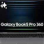 SAMSUNG 16” Galaxy Book5 Pro 360 Copilot AI Laptop PC Computer, Intel Core 7 Ultra Processor, 3K AMOLED (2880 x 1800) Touchscreen, 120HZ Refresh Rate, Dolby Atmos Quad Speakers, All-Day Battery Life