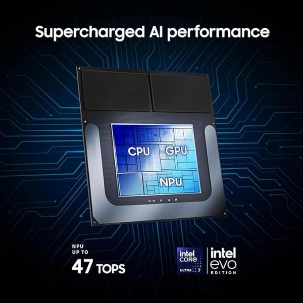 Samsung Galaxy (Upgraded) Book5 Pro Laptop, Intel Core Ultra 7 256V, 16 Inch 120Hz 3K AMOLED Touchscreen, 16GB RAM, 1TB SSD, Intel Arc, Win 11 Pro, Grey + Life Time Office 2024