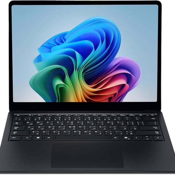 Microsoft Surface Laptop 13.8" (Latest Version) | 10 Core | Copilot+PC | 120Hz Touch Display | Snapdragon X Plus |16GB RAM | 512GB SSD | Black | UAE TRA Version | English/Arabic Keyboard