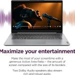 Lenovo IdeaPad 1i Laptop with Microsoft 365 Home and Business • 36GB RAM • 1TB Cloud Storage and 256GB SSD • Intel Core • 14 Anti-Glare Screen • WiFi-6 • 11HR Battery • Windows 11 • Earbuds