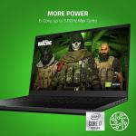 Razer Blade 15 Gaming Laptop 2020: 15.6'' Fhd-144 Hz Base Model, Intel Core I7-10750H 6-Core, Nvidia Geforce Rtx 2060, 16GB RAM, 512GB Ssd, Chroma RGB Lighting - Qwerty Us-Layout