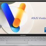 Asus Vivobook 15 Slim Laptop | Intel Core i7-1355U, Intel Iris X Graphics, 16GB RAM, 512GB SSD, 15.6"FHD Display, Win11 - Cool Silver [X1504VA-BQ715W]