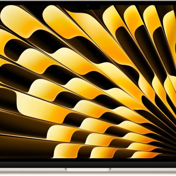 Apple 2025 MacBook Air (15-inch, Apple M4 chip with 10-core CPU and 10-core GPU, 16GB Unified Memory, 256GB) - Starlight;English