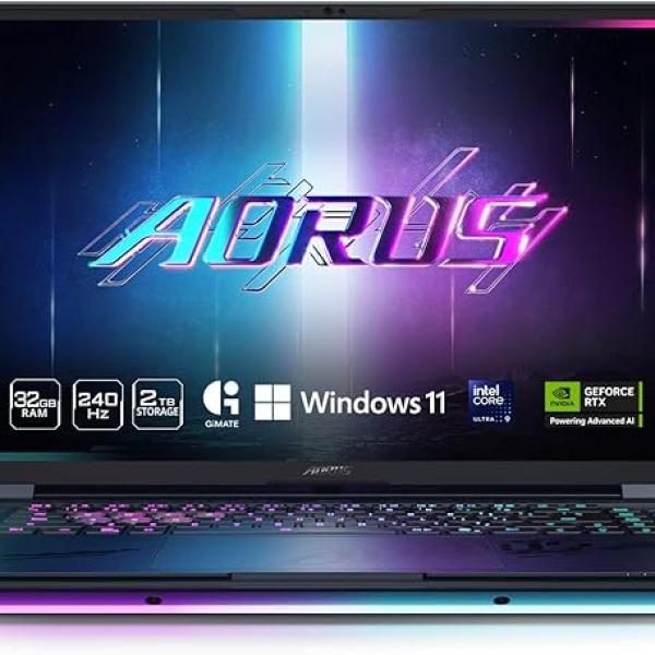 GigaByte AORUS Master 16 BZHC6USE65SH	Intel Core Ultra 9 275HX 2.7GHz/16''/2560x1600 240Hz OLED/32GB/2TB SSD/24GB NVIDIA GeForce RTX 5090/Win 11 Home