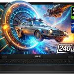 MSI Stealth 18 AI Studio Gaming Laptop, Intel Ultra 9-185H, 64 GB DDR5 RAM, 1 TB PCle SSD, 18” QHD+ (2560x1600) 240Hz, Nvidia G-Force RTX 4080, Backlit Keyboard, W11 Home