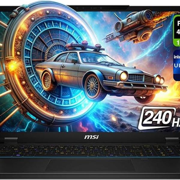 MSI Stealth 18 AI Studio Gaming Laptop, Intel Ultra 9-185H, 64 GB DDR5 RAM, 1 TB PCle SSD, 18” QHD+ (2560x1600) 240Hz, Nvidia G-Force RTX 4080, Backlit Keyboard, W11 Home