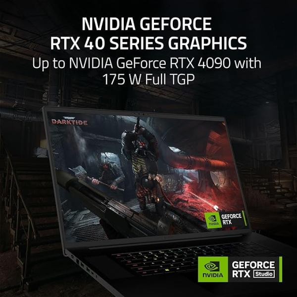 Razer Blade 18 Gaming Laptop: NVIDIA GeForce RTX 4090-13th Gen Intel 24-Core i9 HX CPU - 18" QHD+ 240Hz - 32GB RAM - 2TB SSD - CNC Aluminum - Compact GaN Charger - Windows 11 - Chroma RGB