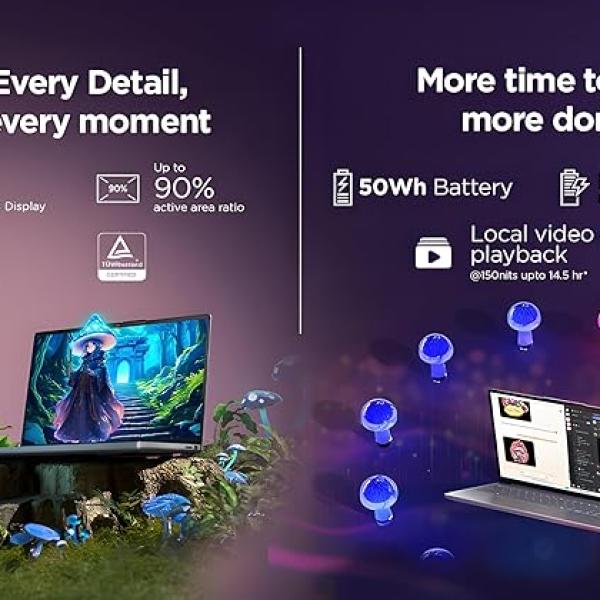 ENOVO IdeaPad Slim 3 Home Business AI COPILOT, Intel 8-Core i5-13420H (Beat i7-1355U), 16GB DDR5 RAM, 512GB PCIe SSD, 15" FHD+, WiFi 6, Luna Grey, Windows 11 Pro