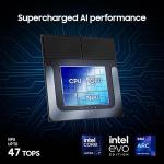 SAMSUNG 16” Galaxy Book5 Pro 360 Copilot+ PC, AI Business Laptop, Windows 11 Pro, Intel Core Ultra 7 Processor 256V, 3K AMOLED Touchscreen, 16GB / 512GB, 120HZ, 2025 Model, NP964QHA-KG1US, Gray