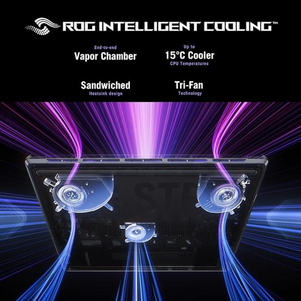 ASUS (Upgraded) ROG Strix G16 (2025) Gaming Laptop, 16” FHD+ 16:10 165Hz/3ms Display, NVIDIA GeForce RTX 5070 Laptop GPU, Intel Core i9 Processor 14900HX, 32GB DDR5-5600, 1TB SSD, Wi-Fi 7, Win11 Home