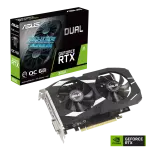 ASUS Dual GeForce RTX 3050 6GB GDDR6 OC Edition Graphics Card, 96-bit Memory, 2304 CUDA Core, 14 Gbps Memory Speed | 90YV0K60-M0NA00