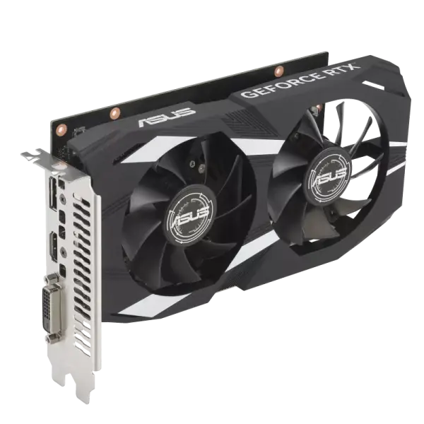 ASUS Dual GeForce RTX 3050 6GB GDDR6 OC Edition Graphics Card, 96-bit Memory, 2304 CUDA Core, 14 Gbps Memory Speed | 90YV0K60-M0NA00
