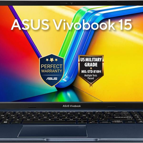 ASUS Vivobook 15 M1502NAQ Laptop | AMD Ryzen™ 5 150 Processor | 8GB DDR5 RAM | 512GB 4.0 SSD | 15.6" FHD IPS Display | AMD Radeon™ 660M Graphics | Win11 Home | English Keyboard | Blue
