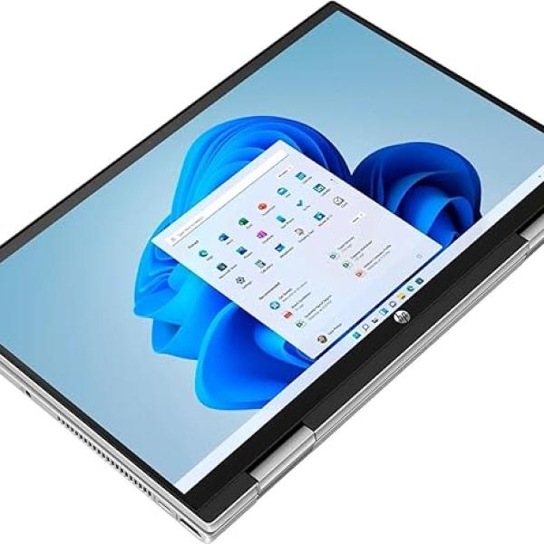 HP Pavilion X360 14 Laptop With FHD LED Touchscreen Display - Intel Core i5-1335U - Intel Iris Xe Graphics - 8GB DDR4 RAM - 512GB SSD - Windows 11 - Silver