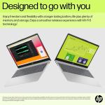 HP Laptop 15-fd1020ne, 15.6" FHD Display, Intel® Core™ Ultra 5-125H, 16GB DDR5 RAM, 512GB SSD, Intel® AI Boost (11 NPU TOPS), Eng/Arb Kb, Windows 11 Home, Natural silver [B91BTEA]