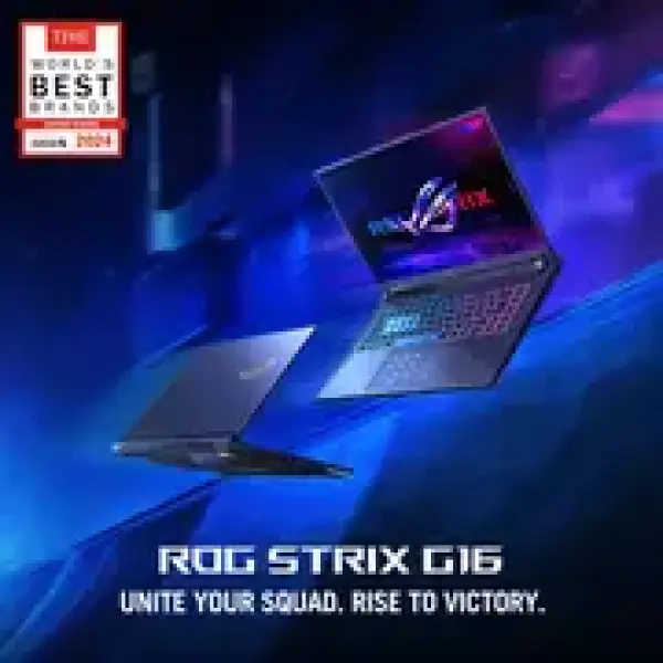 ASUS ROG G614PR Gaming Laptop – AMD Ryzen™ 9 8940HX Processor, 16GB DDR4 RAM, 1TB SSD, NVIDIA® GeForce RTX™ 5070ti  12GB Graphics, 16” WUXGA 144Hz Display, DOS, English Keyboard, Mecha Gray – 1 Year Warranty | Factory Sealed Retail Box