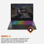 HP OMEN MAX Gaming Laptop 16-AH00216nw | 16" WQXGA Display | Intel Core Ultra 9-275HX | 64GB DDR5 RAM | 1TB SSD | 24GB NVIDIA GeForce RTX 5090 | Windows 11 | Shadow black | UAE Version