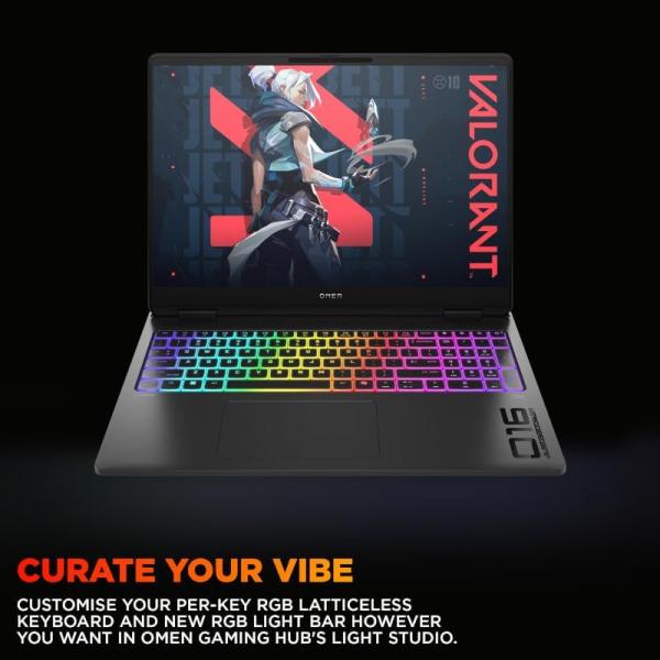 HP OMEN MAX Gaming Laptop 16-AH00216nw | 16" WQXGA Display | Intel Core Ultra 9-275HX | 64GB DDR5 RAM | 1TB SSD | 24GB NVIDIA GeForce RTX 5090 | Windows 11 | Shadow black | UAE Version